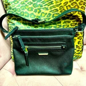 Classy Dana Buchman black leather purse